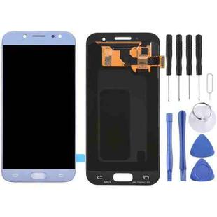 Original Super AMOLED LCD Screen for Galaxy J7 (2017) / J7 Pro, J730F/DS, J730FM/DS with Digitizer Full Assembly (Blue)