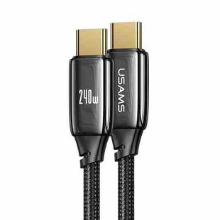 USAMS US-SJ580 U82 1.2m USB-C / Type-C to USB-C / Type-C 240W PD3.1 Charging Data Cable