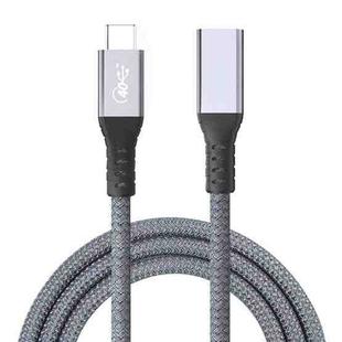 9159 40Gbps USB-C / Type-C Male to USB-C / Type-C Female USB4 Braided Data Cable, Length: 0.8m