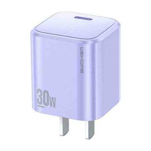 WK WP-U151 30W Powerful Series PD Fast Charger, Specification:CN Plug(Purple)