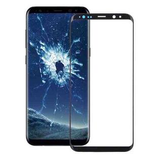 For Galaxy S9+ Front Screen Outer Glass Lens(Black)