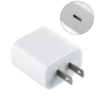 20W Type-C / USB-C PD Fast Charging Power Adapter, US Plug(White)