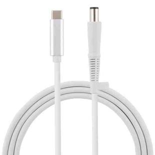 USB-C / Type-C to 7.4 x 0.6mm Laptop Power Charging Cable for HP, Cable Length: about 1.5m(White)