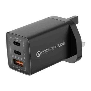 MOMAX UM30 PD 67W Fast Charger Power Adapter, UK Plug(Black)