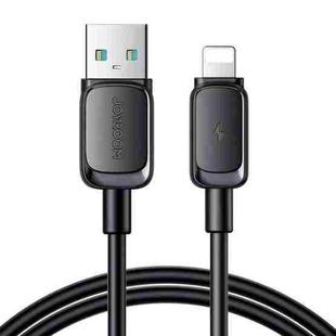 JOYROOM S-AL012A14 Multi-Color Series 2.4A USB to 8 Pin Fast Charging Data Cable, Length:2m (Black)