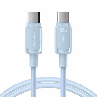 JOYROOM S-CC100A14 Multi-Color Series 100W USB-C / Type-C to USB-C / Type-C Fast Charging Data Cable, Length:1.2m (Blue)