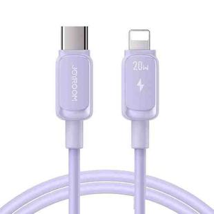 JOYROOM S-CL020A14 Multi-Color Series 20W USB-C / Type-C to 8 Pin Fast Charging Data Cable, Length:1.2m (Purple)