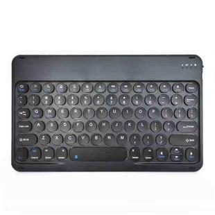 X3 10 inch Universal Tablet Round Keycap Wireless Bluetooth Keyboard (Black)