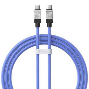 Baseus Cool Play Series CAKW000203 100W USB-C / Type-C to USB-C / Type-C Fast Charging Data Cable, Length: 1m(Blue)