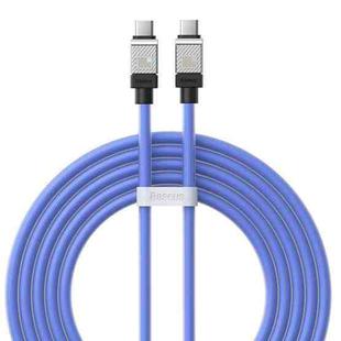 Baseus Cool Play Series CAKW000303 100W USB-C / Type-C to USB-C / Type-C Fast Charging Data Cable, Length: 2m(Blue)