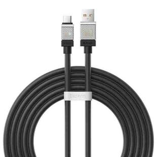 Baseus Cool Play Series CAKW000701 100W USB to USB-C / Type-C Fast Charging Data Cable, Length: 2m(Black)