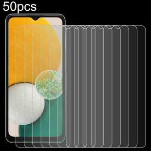 50pcs 0.26mm 9H 2.5D High Aluminum Tempered Glass Film For Samsung Galaxy A13 4G / A13 / A23 5G