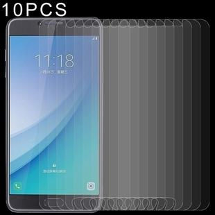 10 PCS 0.26mm 9H 2.5D Tempered Glass Film for Galaxy C7 Pro