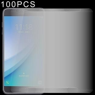 100 PCS 0.26mm 9H 2.5D Tempered Glass Film for Galaxy C7 Pro