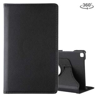 Litchi Texture Rotating ClassicBusiness Horizontal Flip Leather Case for Galaxy Tab A 8.0 T290 / T295 (2019), with Holder (Black)