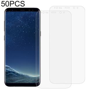 50 PCS 3D Curved Full Cover Soft PET Film Screen Protector for Galaxy S8+
