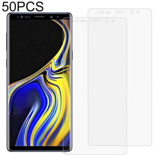 50 PCS 3D Curved Full Cover Soft PET Film Screen Protector for Galaxy Note9