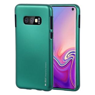 GOOSPERY I JELLY METAL TPU Case for Galaxy S10e(Green)