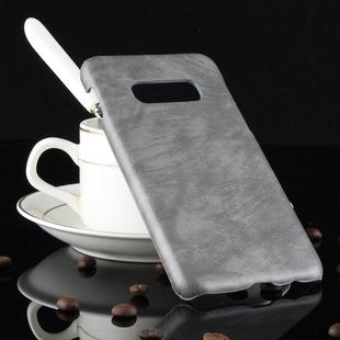 Shockproof Litchi Texture PC + PU Case for Galaxy S10e(Grey)