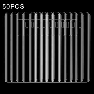 50 PCS Ultra-thin PET Back Screen Protector Film for Galaxy S9+(Transparent) 