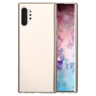 GOOSPERY i-JELLY TPU Shockproof and Scratch Case for Galaxy Note 10+ (Gold)