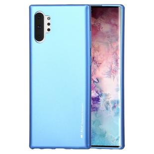 GOOSPERY i-JELLY TPU Shockproof and Scratch Case for Galaxy Note 10+ (Blue)