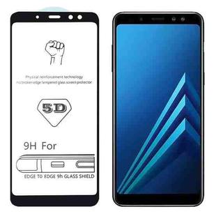 9H 5D Full Glue Full Screen Tempered Glass Film for Galaxy A8