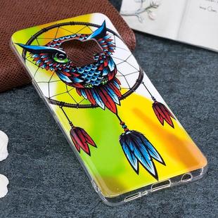 For Galaxy S9 Noctilucent Windbell Owl Pattern TPU Soft Back Case Protective Cover