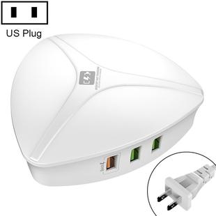 LDNIO A6801 6 x USB Ports QC3.0 Smart Travel Charger, US Plug