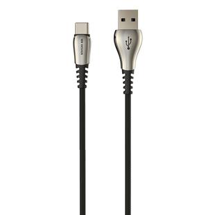 WK WDC-089 1m 2A Output USB to USB-C / Type-C Magos Data Sync Charging Cable (Black)