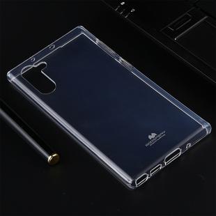 GOOSPERY JELLY TPU Shockproof and Scratch Case for Galaxy Note 10 (Transparent)