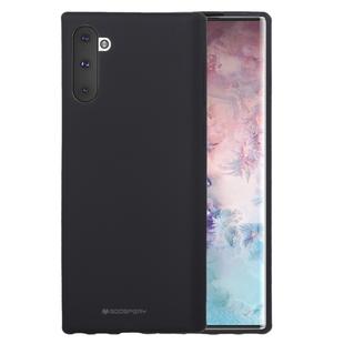 GOOSPERY SF JELLY TPU Shockproof and Scratch Case for Galaxy Note 10(Black)