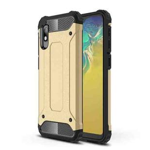 Magic Armor TPU + PC Combination Case for Galaxy A10e (Gold)