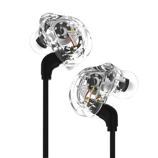 QKZ VK1 Plug-in Design Four-unit Music Headphones, Support for Changing Lines Basic Version