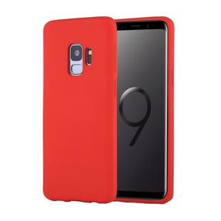 GOOSPERY SOFT FEELING for Galaxy S9 TPU Drop-proof Soft Protective Back Cover (Red)