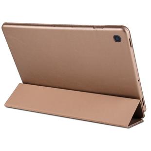 Cowhide Texture Horizontal Flip Leather Case for Galaxy Tab S5E 10.5 T720 / T725, with Holder (Gold)