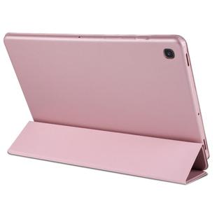 Cowhide Texture Horizontal Flip Leather Case for Galaxy Tab S5E 10.5 T720 / T725, with Holder (Rose Gold)