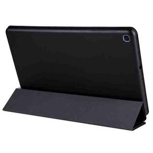 Cowhide Texture Horizontal Flip Leather Case for Galaxy Tab A 10.1 (2019) T510 / T515, with Holder (Black)