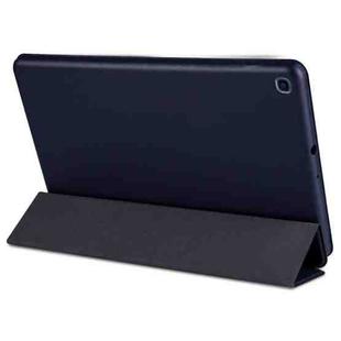 Cowhide Texture Horizontal Flip Leather Case for Galaxy Tab A 10.1 (2019) T510 / T515, with Holder (Dark Blue)