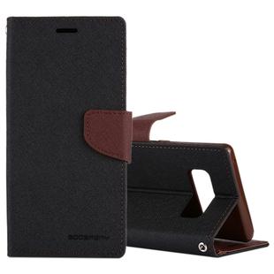 GOOSPERY FANCY DIARY for Galaxy Note 8 Cross Texture Horizontal Flip Leather Case with Card Slots & Wallet & Holder(Taupe)