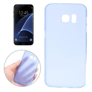 For Galaxy S7 Edge / G935 0.3mm Ultrathin Translucent Color PP Protective Cover Case (Blue)