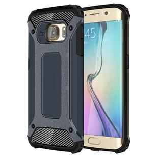 For Galaxy S6 Edge / G925 Tough Armor TPU + PC Combination Case (Dark Blue)