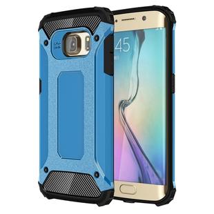 For Galaxy S6 Edge / G925 Tough Armor TPU + PC Combination Case (Blue)