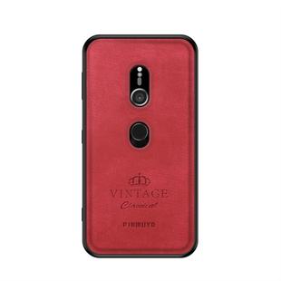 PINWUYO Shockproof Waterproof Full Coverage PC + TPU + Skin Protective Case for Sony Xperia XZ3 (Red)