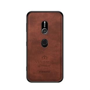 PINWUYO Shockproof Waterproof Full Coverage PC + TPU + Skin Protective Case for Sony Xperia XZ3 (Brown)