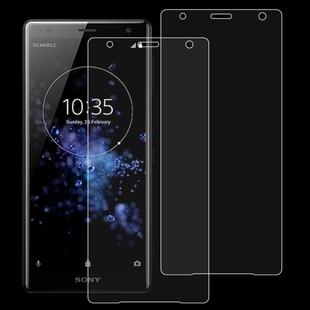 2 PCS 0.26mm 9H 2.5D Tempered Glass Film for Sony Xperia XZ2 Premium