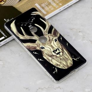 Luminous Deer Pattern Shockproof TPU Protective Case for Sony Xperia XZ3