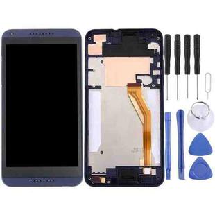 TFT LCD Screen for HTC Desire 816 Digitizer Full Assembly with Frame (Dark Blue)