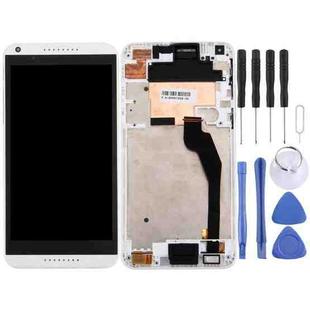 TFT LCD Screen for HTC Desire 816G / 816H Digitizer Full Assembly with Frame (White)