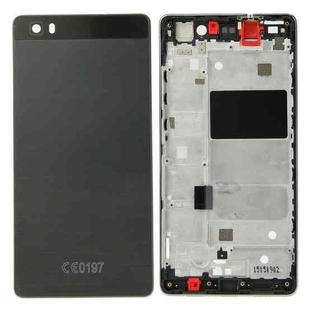 For Huawei P8 Lite Full Housing Cover (Front Housing LCD Frame Bezel Plate + Battery Back Cover)(Black)